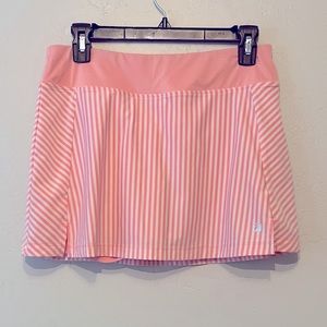 FILA pink and white striped tennis skirt. Size small.